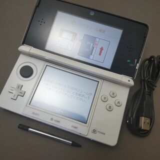 ニンテンドー3DS - 安心の整備済み！◆任天堂3DS 中古本体◆アイスホワイト◆32