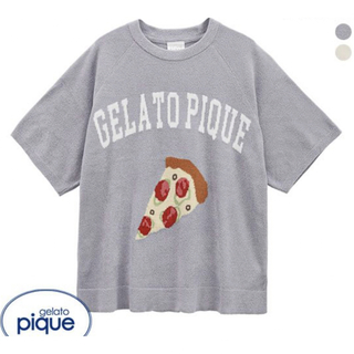 ジェラートピケ(gelato pique)のジェラートピケ リサイクルモコ ピザ 半袖 プルオーバー(パジャマ)