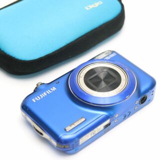 フジフイルム(富士フイルム)の良品中古 FinePix JX400 ブルー  M666(コンパクトデジタルカメラ)