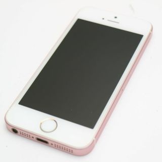 アイフォーン(iPhone)の超美品 SIMフリー iPhoneSE 64GB ローズゴールド  M666(スマートフォン本体)