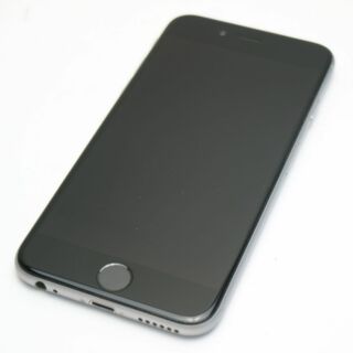 アイフォーン(iPhone)の超美品 DoCoMo iPhone6 16GB スペースグレイ  M666(スマートフォン本体)