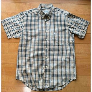 BURBERRY - 80’s 当時物Burberrys Londonノバチェック半袖シャツ　M美品