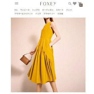 フォクシー(FOXEY)のFOXEY NEW YORK　Dress　Madison(ひざ丈ワンピース)