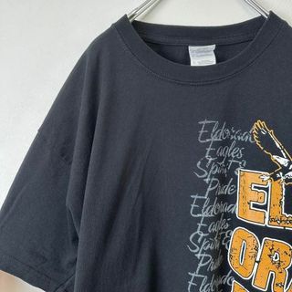 メンズ　古着　ELD ORA DO イーグルス　半袖tシャツ　黒　Lサイズ(Tシャツ/カットソー(半袖/袖なし))