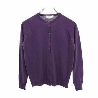 ジョンスメドレー(JOHN SMEDLEY)のジョンスメドレー ウール 長袖 カーディガン パープル JOHN SMEDLEY ニット レディース(カーディガン)