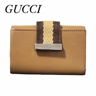 グッチ(Gucci)のGUCCI　グッチ　キーケース　6連　レザー　ブラウン系　ユニセックス(キーケース)