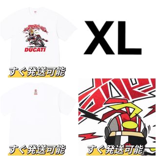 シュプリーム(Supreme)のSupreme x Ducati Bike Tee White XL(Tシャツ/カットソー(半袖/袖なし))