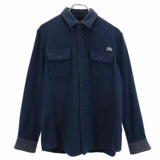 UNDERCOVER - アンダーカバー 日本製 コットン 長袖 シャツ 2 紺 UNDERCOVER メンズ