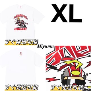 シュプリーム(Supreme)のSupreme x Ducati Bike Tee White XL(Tシャツ/カットソー(半袖/袖なし))