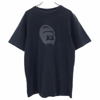 エクストララージ(XLARGE)のエクストララージ プリント 半袖 Tシャツ M ブラック XLARGE メンズ(Tシャツ/カットソー(半袖/袖なし))