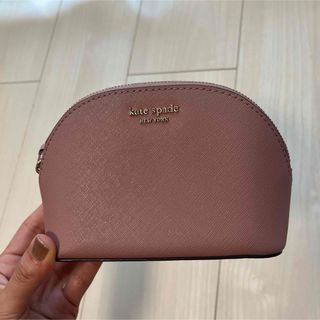 kate spade new york - ケイトスペード　KATE SPADE ピンク　ポーチ　牛皮