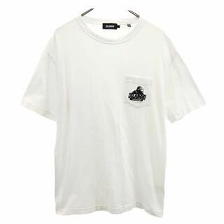 エクストララージ(XLARGE)のエクストララージ 半袖 Tシャツ L ホワイト系 XLARGE ポケT メンズ(Tシャツ/カットソー(半袖/袖なし))