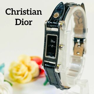クリスチャンディオール(Christian Dior)の【送料無料】i275 Christian Dior ディオール D104 革(腕時計)
