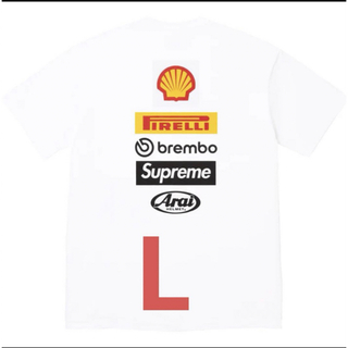 Supreme - Supreme x Ducati Logos Tee   White 