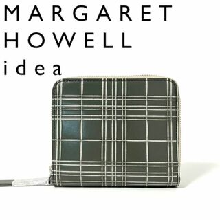 マーガレットハウエル(MARGARET HOWELL)のマーガレット✨ハウエル✨アイデア✨トリドン✨ラウンド✨ファスナー✨２つ折り✨財布(財布)