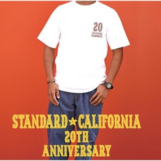 スタンダードカリフォルニア(STANDARD CALIFORNIA)のSD 20th Anniversary Logo T ホワイト Lサイズ(Tシャツ/カットソー(半袖/袖なし))