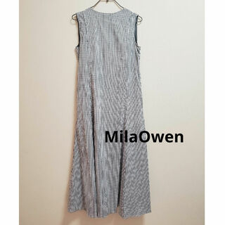 Mila Owen - 【美品】ミラオーウェン　ギンガムチェックノースリーブワンピース