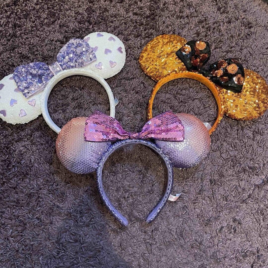Disney - ディズニー スパンコール カチューシャ セットの通販 Disney - ディズニー スパンコール カチューシャ セットの通販