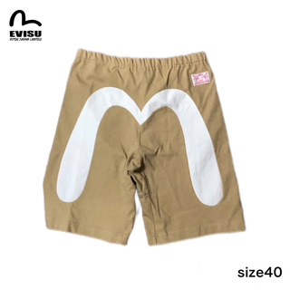 エビス(EVISU)のEVISU エヴィス 太カモメ 白カモメ 大黒 ショートパンツ 日本製 激レア(ショートパンツ)