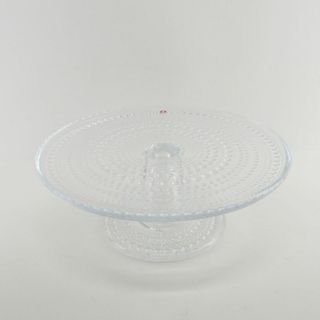 イッタラ(iittala)の美品 iittala イッタラ カステヘルミ ケーキスタンド 24cm クリア SO1316U (食器)