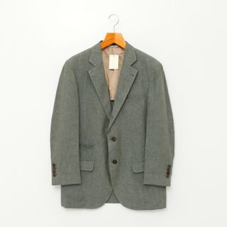 ブルネロクチネリ(BRUNELLO CUCINELLI)の■美品■BRUNELLO CUCINELLI ブルネロクチネリ テーラードジャケット メンズ サイズ50 リネン グレー イタリア製 20240523/GP7791(テーラードジャケット)