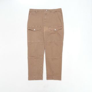 ブルネロクチネリ(BRUNELLO CUCINELLI)のBRUNELLO CUCINELLI ブルネロクチネリ カーゴパンツ ストレッチパンツ メンズ サイズ50 ベージュ イタリア製 ブランド古着【中古】20240517/GP7792(ワークパンツ/カーゴパンツ)