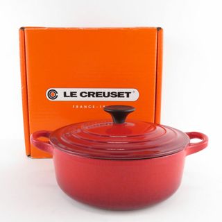 ルクルーゼ(LE CREUSET)のLe Creuset ルクルーゼ ココットロンド 両手鍋 18cm SM2147R (鍋/フライパン)