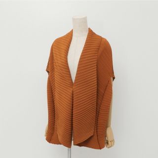 イッセイミヤケ(ISSEY MIYAKE)の■未使用品■ISSEY MIYAKE イッセイミヤケ カーディガン サイズ2 プリーツ シャツ ジャケット 20240513/GP7895(カーディガン)
