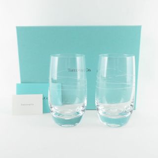 ティファニー(Tiffany & Co.)の未使用 TIFFANY＆Co. ティファニー カデンツ グラス 2点 ペア タンブラー SY9398R (タンブラー)