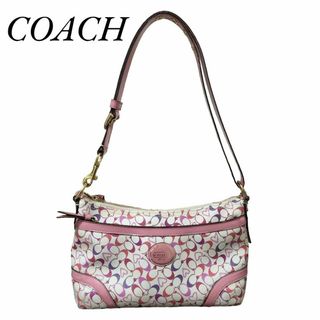 コーチ(COACH)のCOACH　コーチ　ワンショルダーバッグ　PVC　ピンク　F19271(ショルダーバッグ)