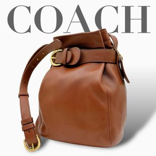 COACH - 【美品】オールドコーチ 巾着 ショルダーバッグ ベルテッドポーチ Q101