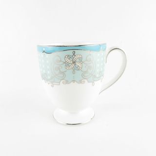 ウェッジウッド(WEDGWOOD)の美品 WEDGWOOD ウェッジウッド プシュケ ブルー マグカップ コップ ティー コーヒー SU6941J (グラス/カップ)