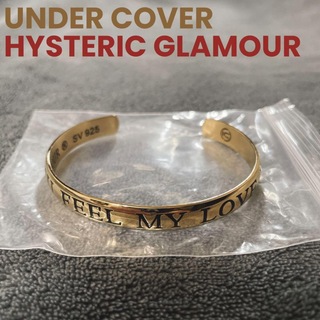 アンダーカバー(UNDERCOVER)のUNDERCOVER × HYSTERIC GLAMOUR バングルGOLD(ブレスレット)