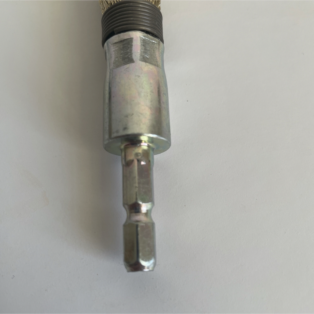 インパクト工具用 ワンタッチ交換 六角軸 筒型ワイヤーブラシ 20 インパクト工具用 ワンタッチ交換 六角軸 筒型ワイヤーブラシ 20
