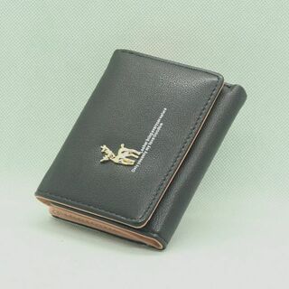 ♥即購入OK♥(❁ᴗ͈ˬᴗ͈)新品★fengzhiziルドルフミニ財布ブラック黒(財布)