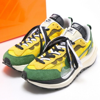 ■美品■2020年製■sacai × Nike サカイ×ナイキ Vapor Waffle Tour Yellow/Stadium Green-Sail ヴェイパーワッフル スニーカー メンズ サイズUS10（28cm）【中古】20230923/GO2940(スニーカー)