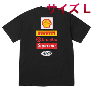 シュプリーム(Supreme)のsupreme × ducati logos tee BLACK L 半袖(Tシャツ/カットソー(半袖/袖なし))