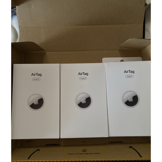 アップル(Apple)の新品未開封　Apple AirTag エアタグ　本体　　３箱(その他)