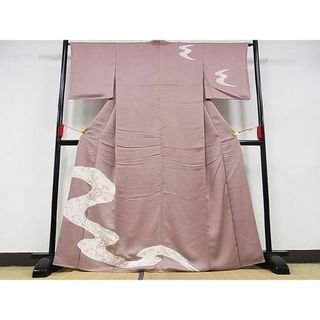 平和屋-こころ店■訪問着　花唐草文　正絹　逸品　AAAE1617Bzg(着物)