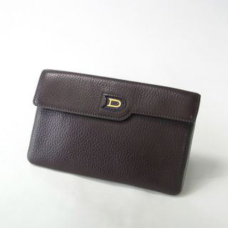 DELVAUX デルボー レザーポーチ ブラウン デルヴォー old vintage USED ブランド古着【中古】20210512/GH5470(ポーチ)