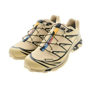 サロモン(SALOMON)のSalomon サロモン スニーカー 28.5cm ベージュx黒 【古着】【中古】(スニーカー)