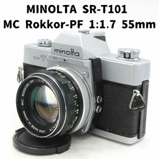 コニカミノルタ(KONICA MINOLTA)のミノルタ SRT101 + MC Rokkor-PF 1:1.7 55mm(フィルムカメラ)