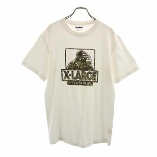 エクストララージ(XLARGE)のエクストララージ ロゴプリント 半袖 Tシャツ M 白 XLARGE メンズ(Tシャツ/カットソー(半袖/袖なし))