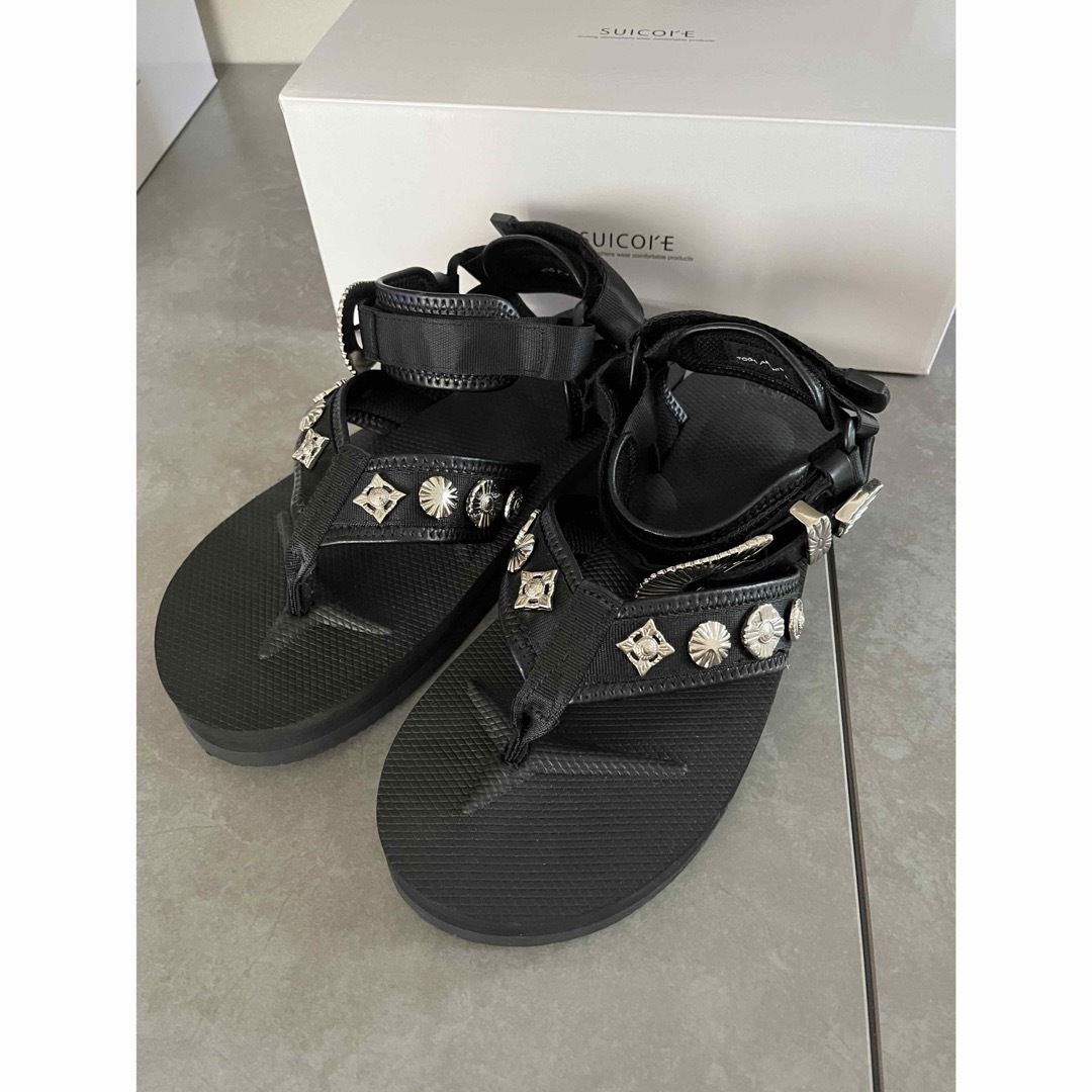 TOGA×SUICOKE TONOトーガ スイコック サンダル 26cm 黒 TOGA×SUICOKE TONOトーガ スイコック サンダル 26cm 黒