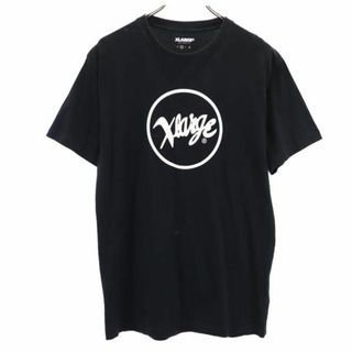 エクストララージ(XLARGE)のエクストララージ ロゴプリント 半袖 Tシャツ M 黒 XLARGE メンズ(Tシャツ/カットソー(半袖/袖なし))