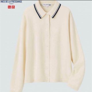 ユニクロ(UNIQLO)のUNIQLO ユニクロ　イネス　ポロニットカーディガン(カーディガン)