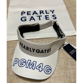 パーリーゲイツ(PEARLY GATES)のPEARLY GATES☆パーリーゲイツ☆ツイル×メッシュ 新品バイザー (キャップ)