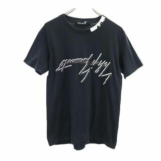 グラウンドワイ(Ground Y)のグラウンドワイ ロゴプリント 半袖 Tシャツ 3 ブラック系 Ground Y メンズ(Tシャツ/カットソー(半袖/袖なし))