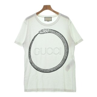 Gucci - GUCCI グッチ Tシャツ・カットソー S 白 【古着】【中古】