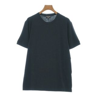 ジョルジオアルマーニ(Giorgio Armani)のGIORGIO ARMANI Tシャツ・カットソー 50(XL位) 紺 【古着】【中古】(Tシャツ/カットソー(半袖/袖なし))